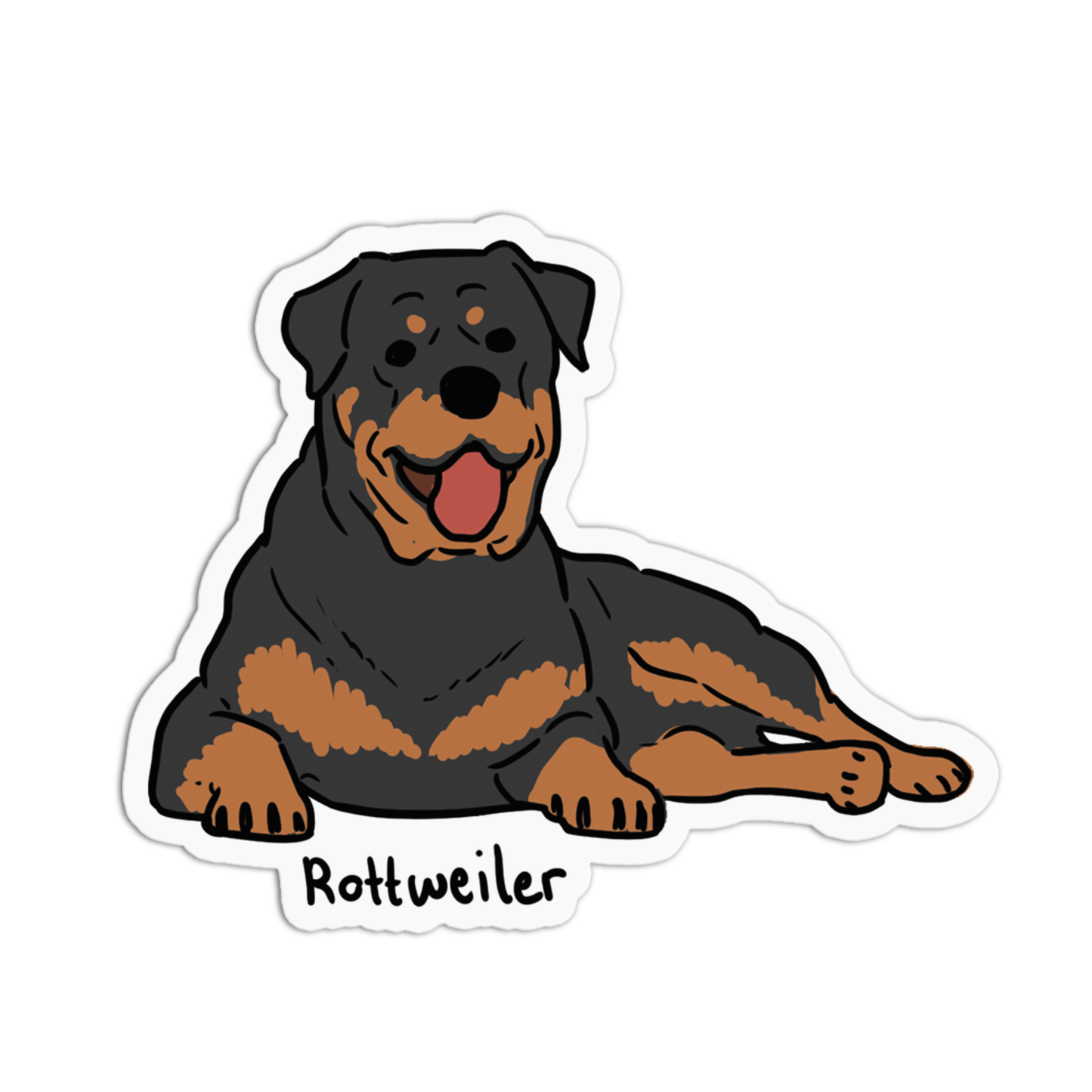 Rottweiler Dogs Sticker