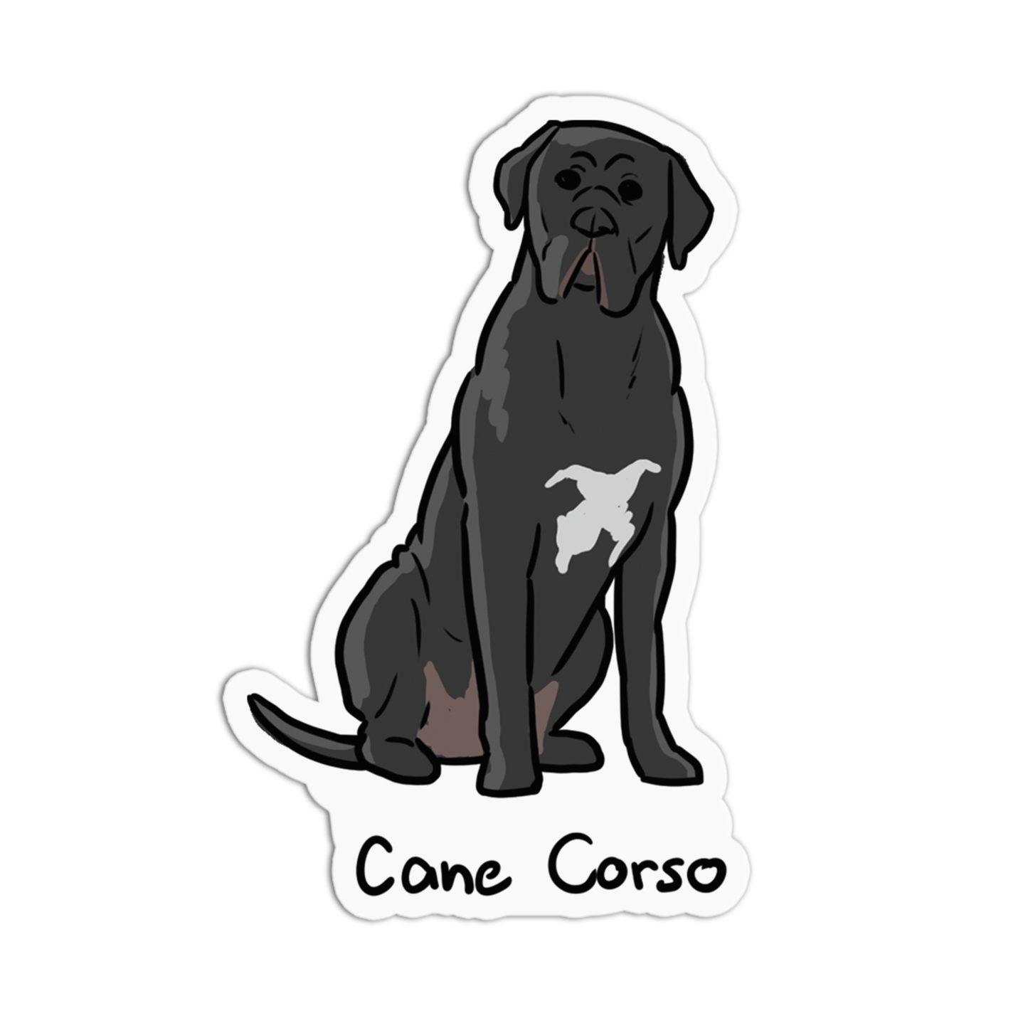 Cane Corso Dogs Sticker