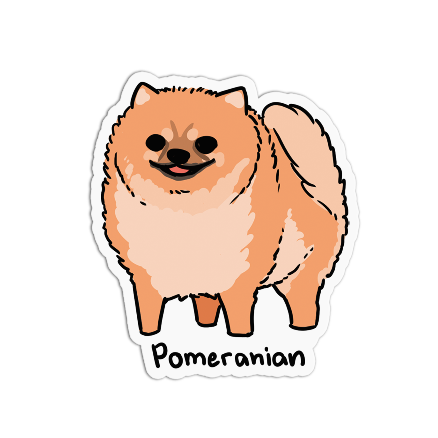 Pomeranian Dogs Sticker