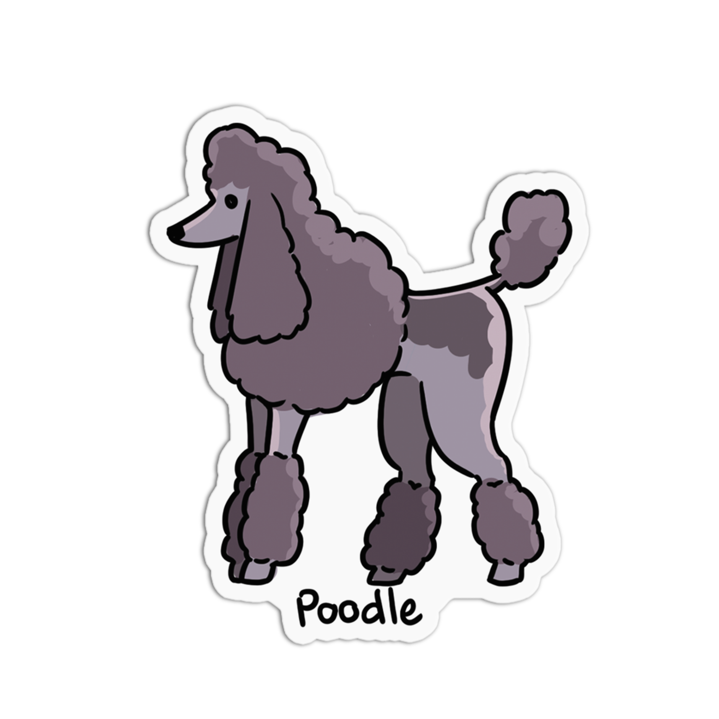 Poodle Dogs Sticker