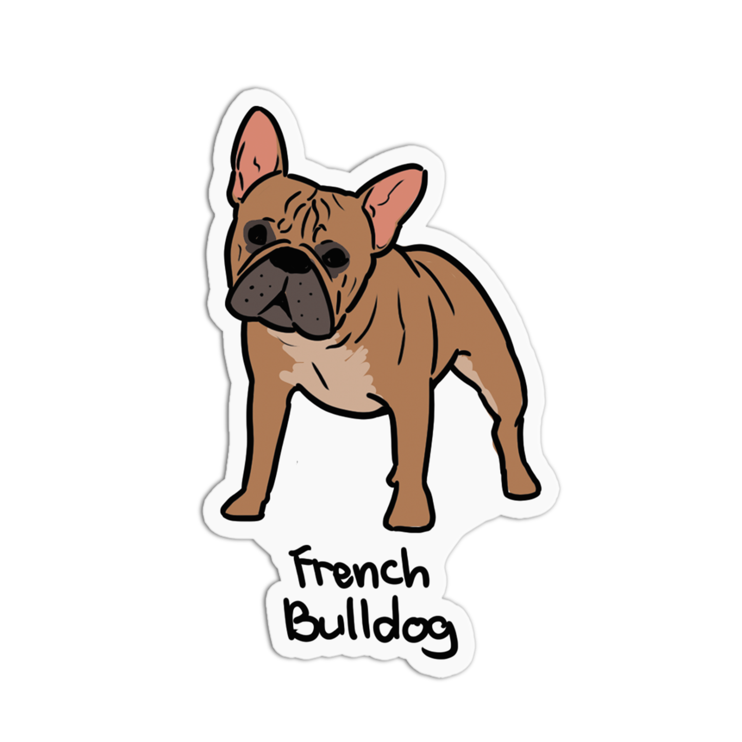 French Bulldog Dogs Sticker