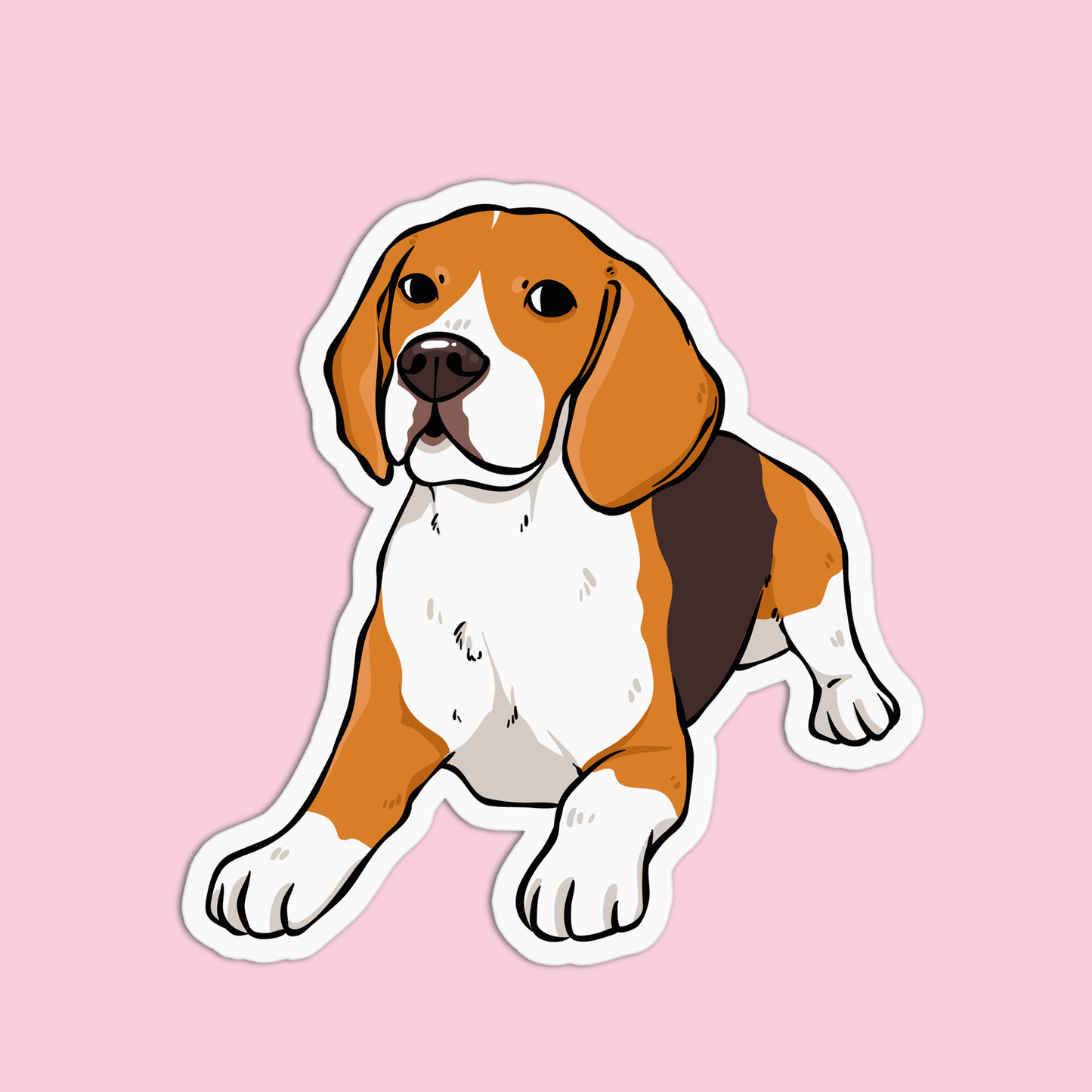 Beagle Dog Sticker