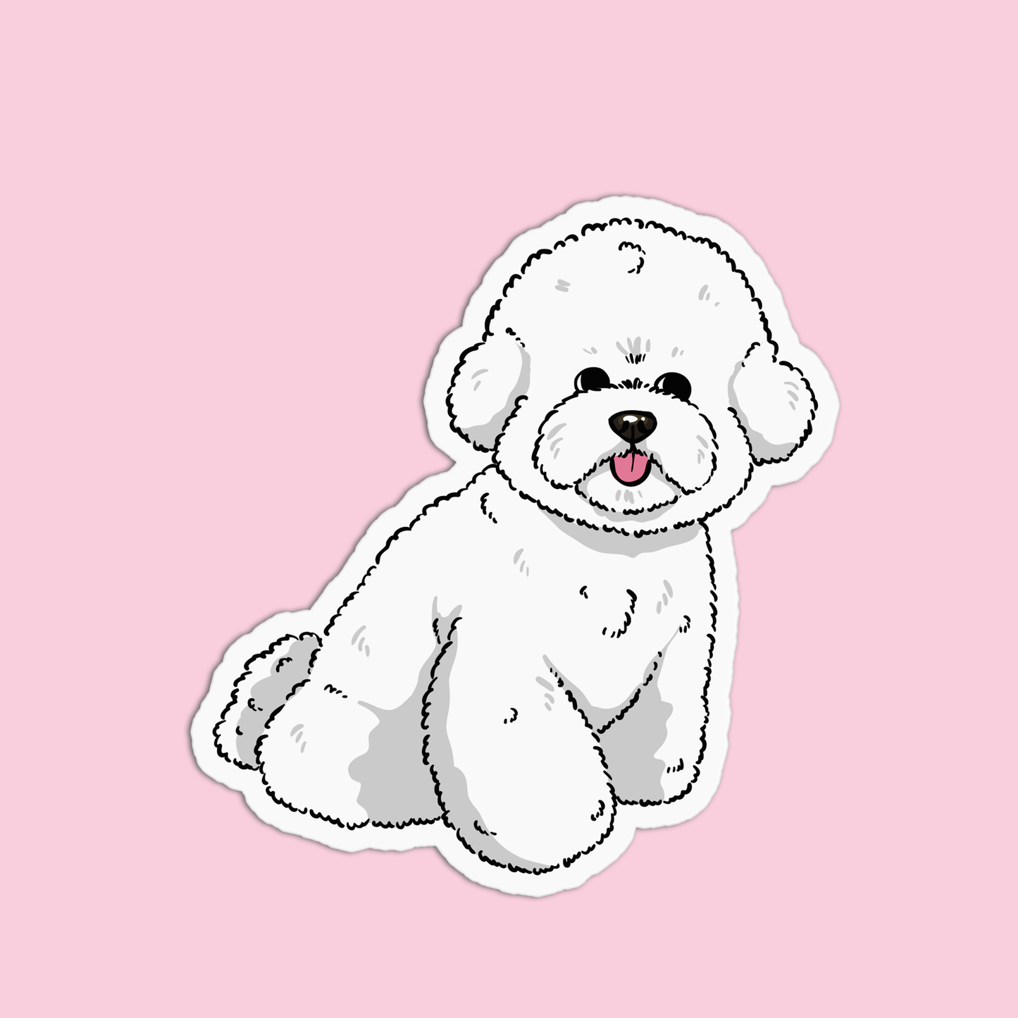 Bichon Frise Dog Sticker