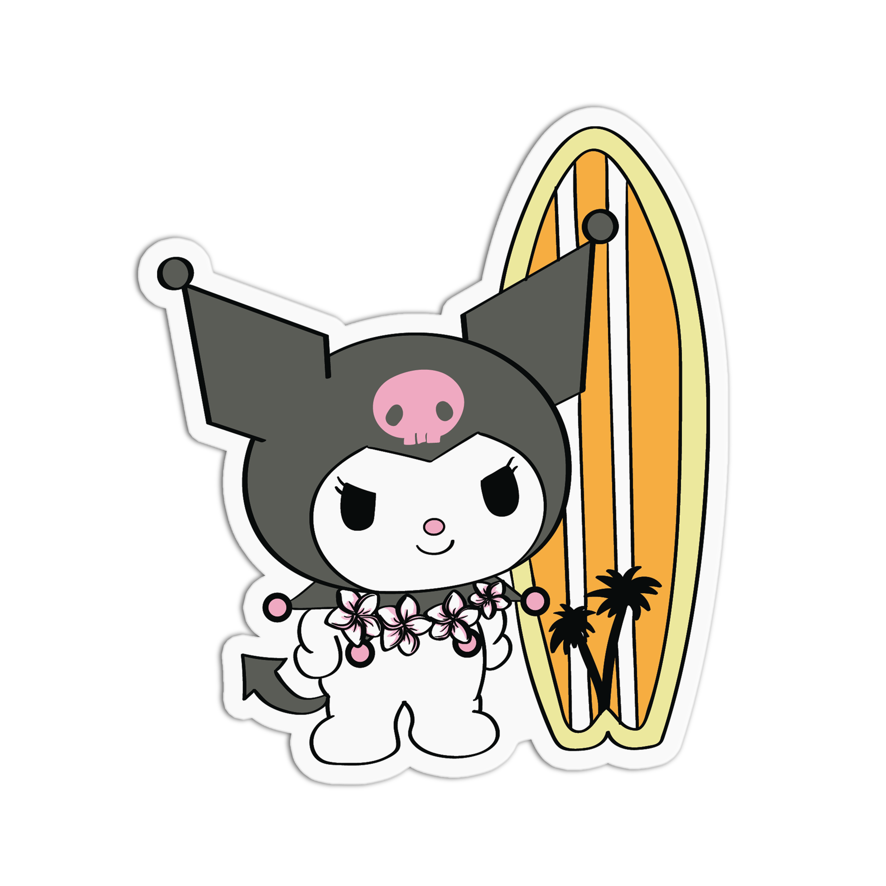 Hello Kitty Aloha Hawaiian Sanrio Sticker – GirlsPrintingHouse