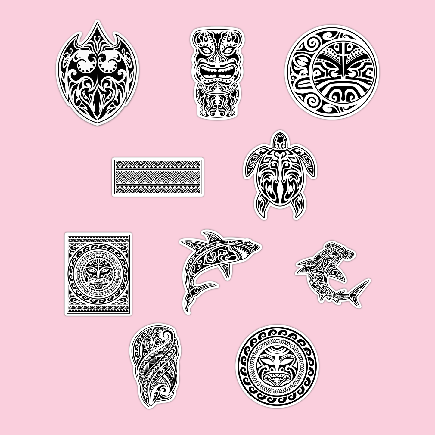 Hawaiian Tribal Collection Sticker Pack
