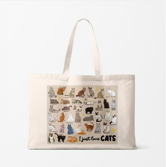I just love cats Tote Bag