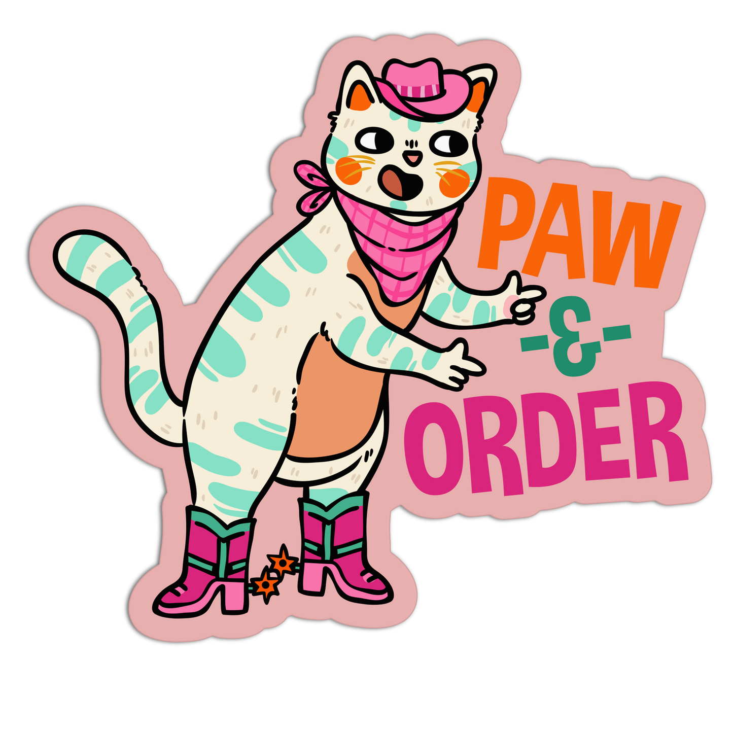 Paw & Order New Cats Stickers