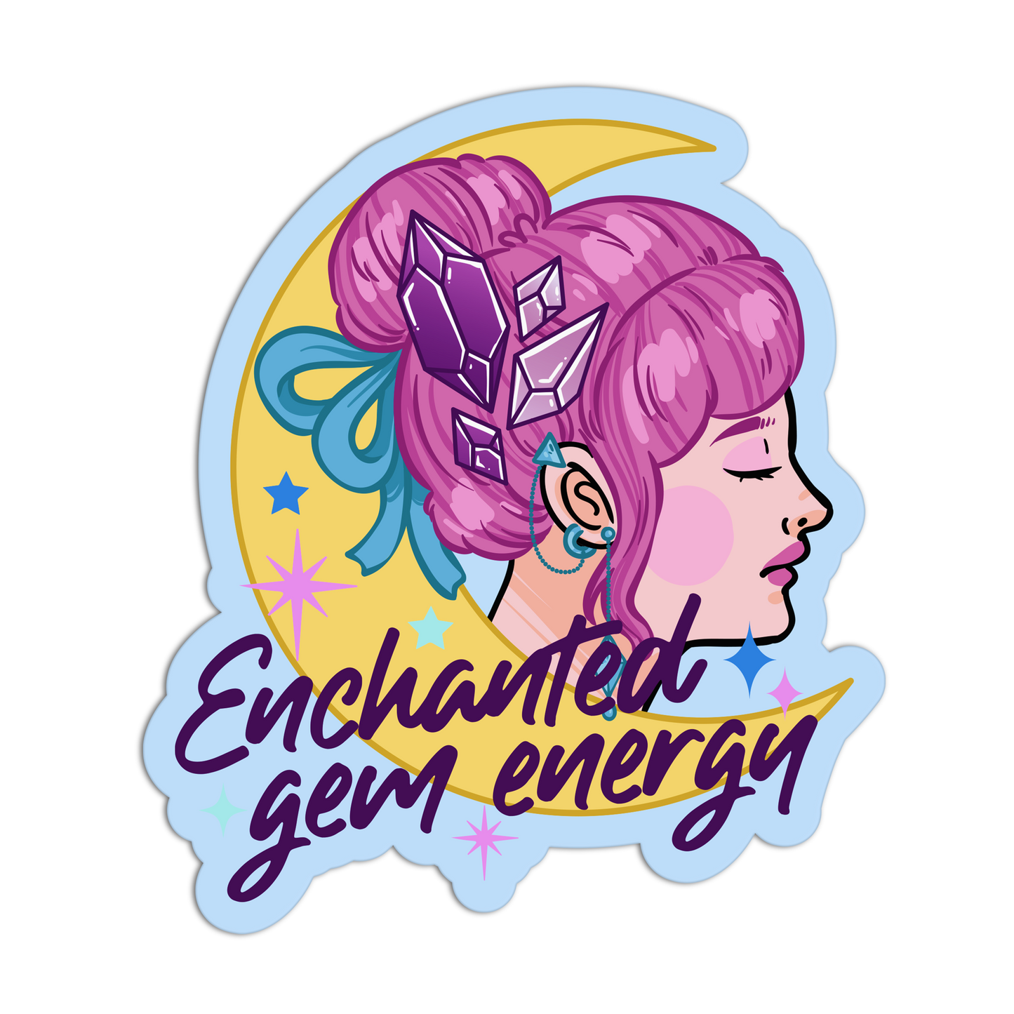Enchanted Gem Energy New Crystal Stickers