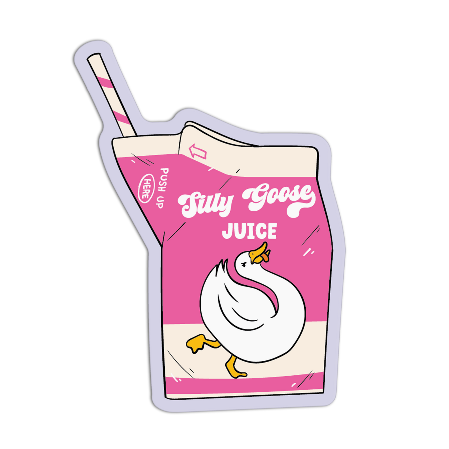 Silly Goose Juice Silly Goose Sticker