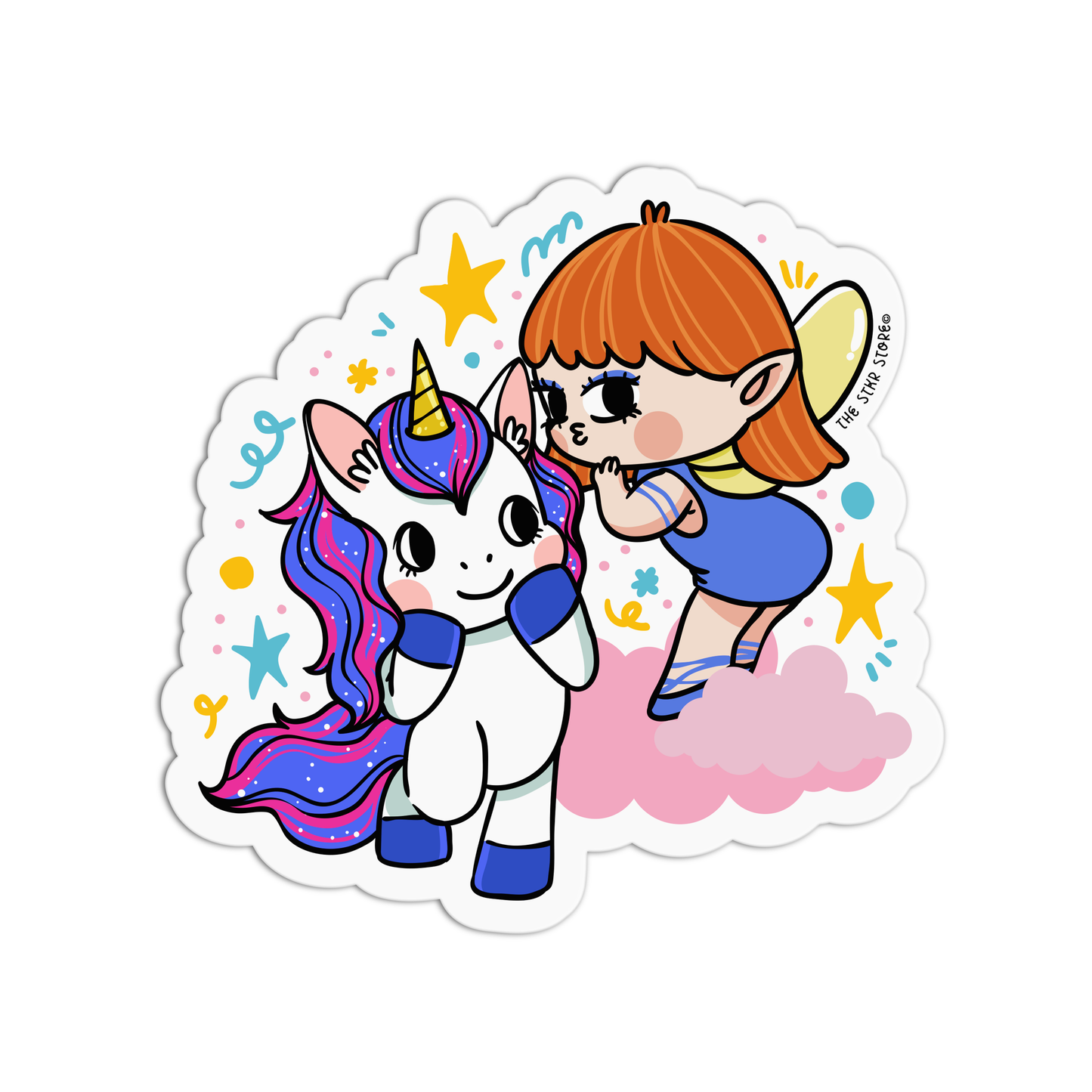 Stardust Whispers Unicorn Fairies Sticker