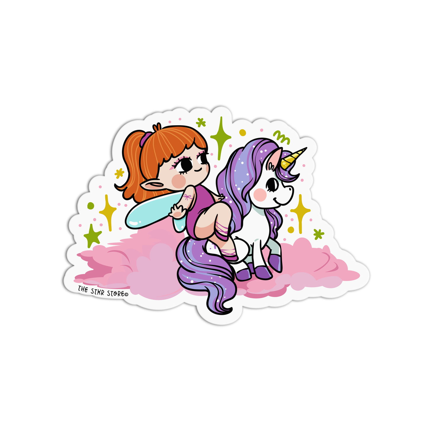 Twilight Tumble Unicorn Fairies Sticker