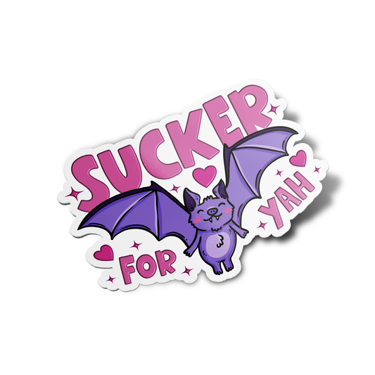 Sucker For Yah Bat Sticker