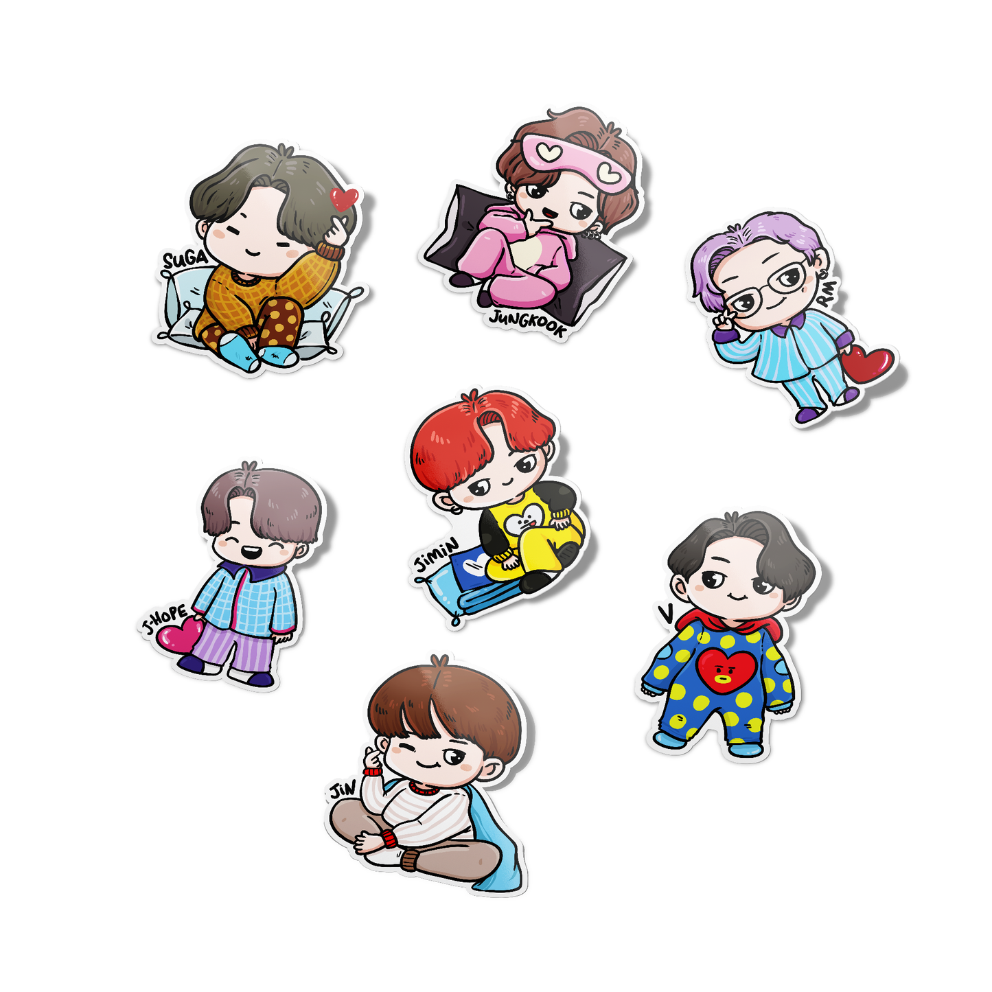 Cute BTS Sticker Pack