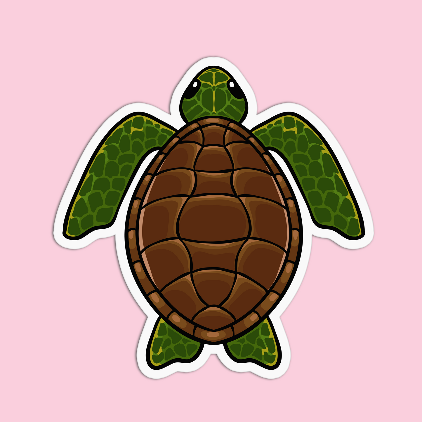 Turtle Guam Sticker