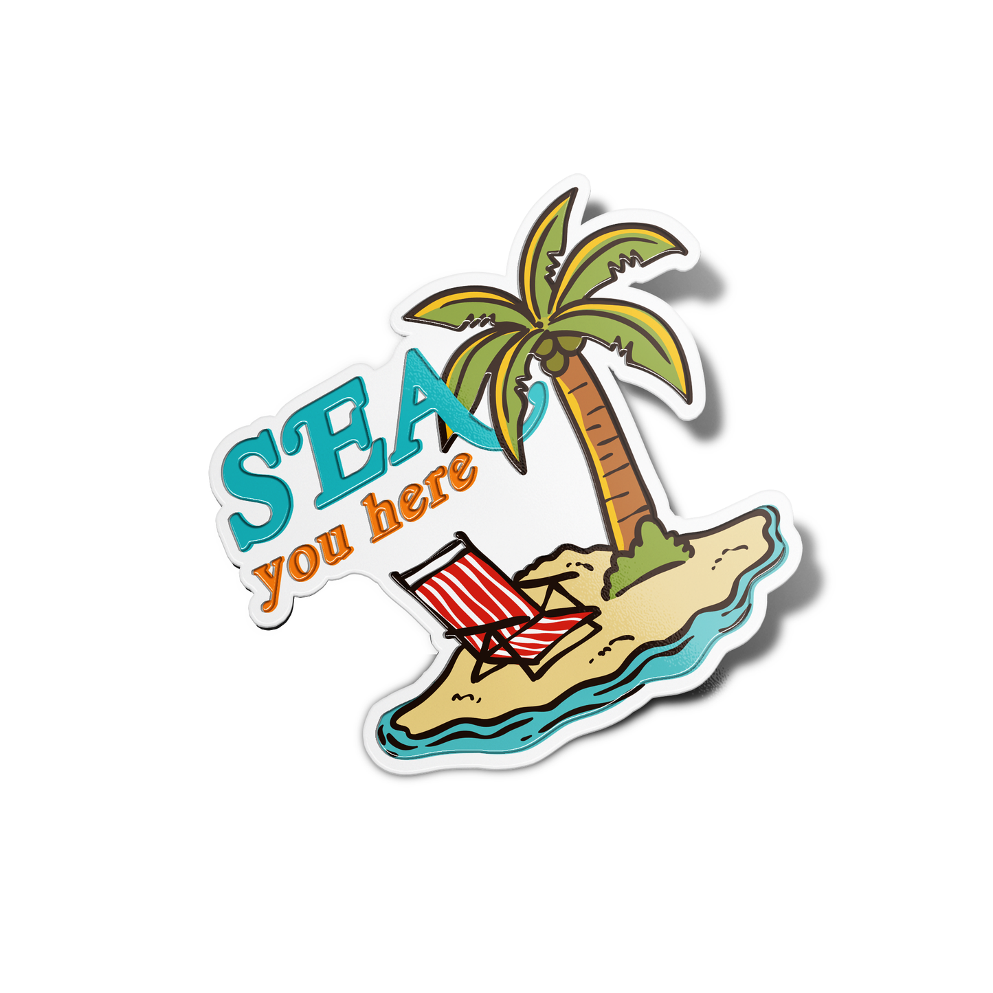 SEA You Here Nature Sticker