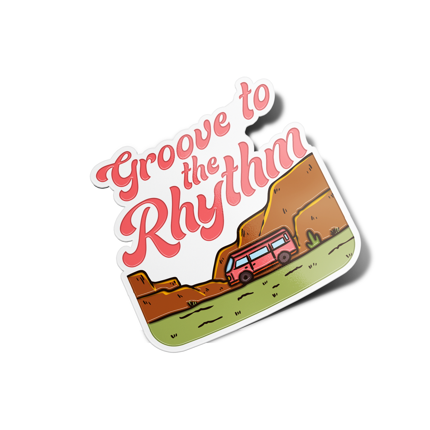 Groove to the Rhythm Nature Sticker