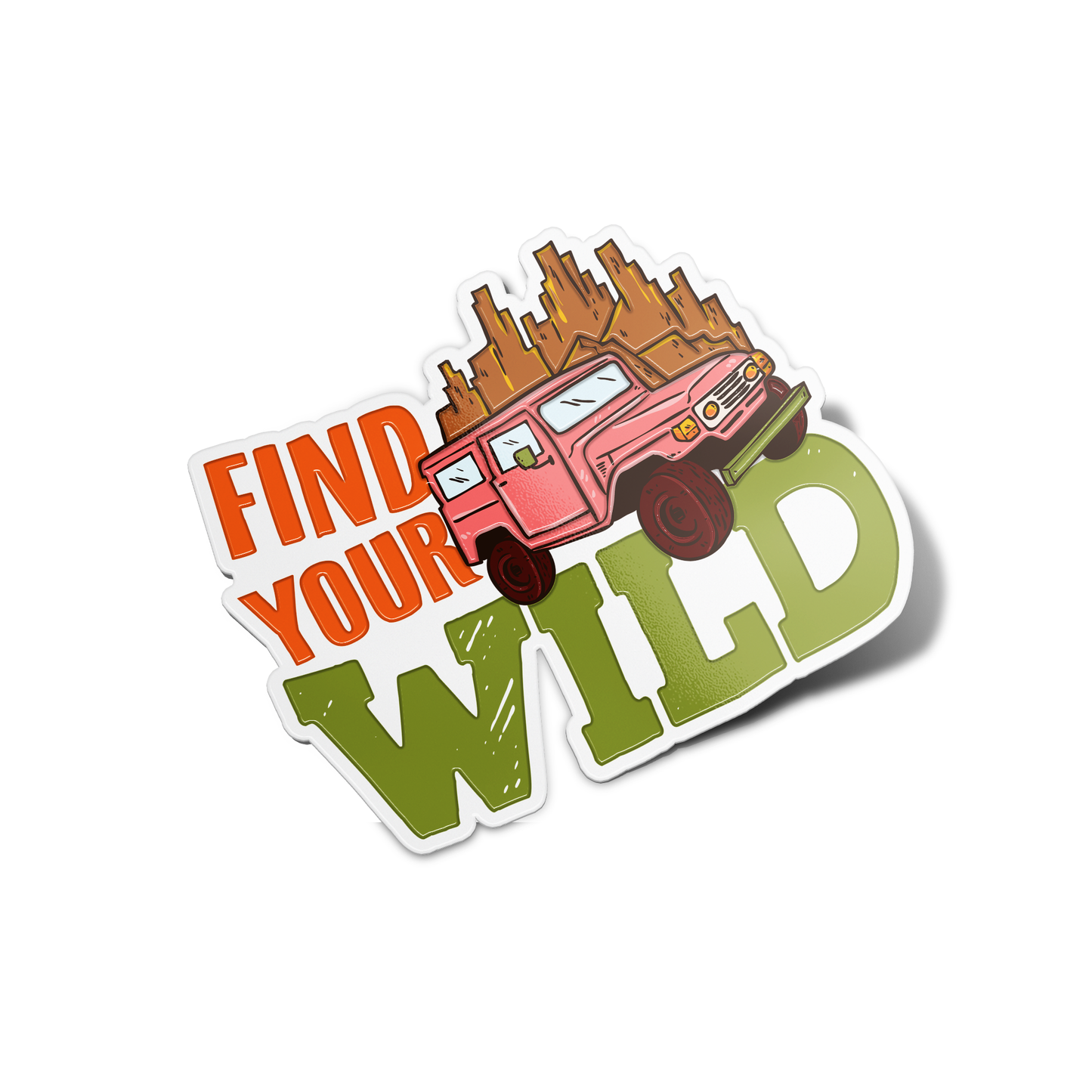 Find your Wild Nature Sticker