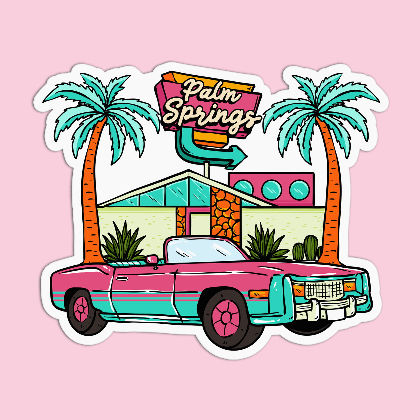 Palm Springs Sticker