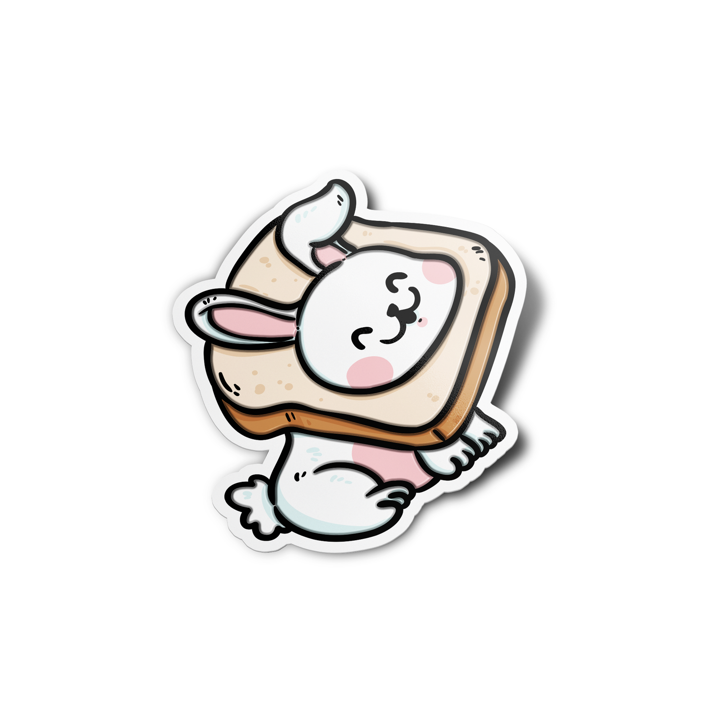 Bread Puppy Sticker