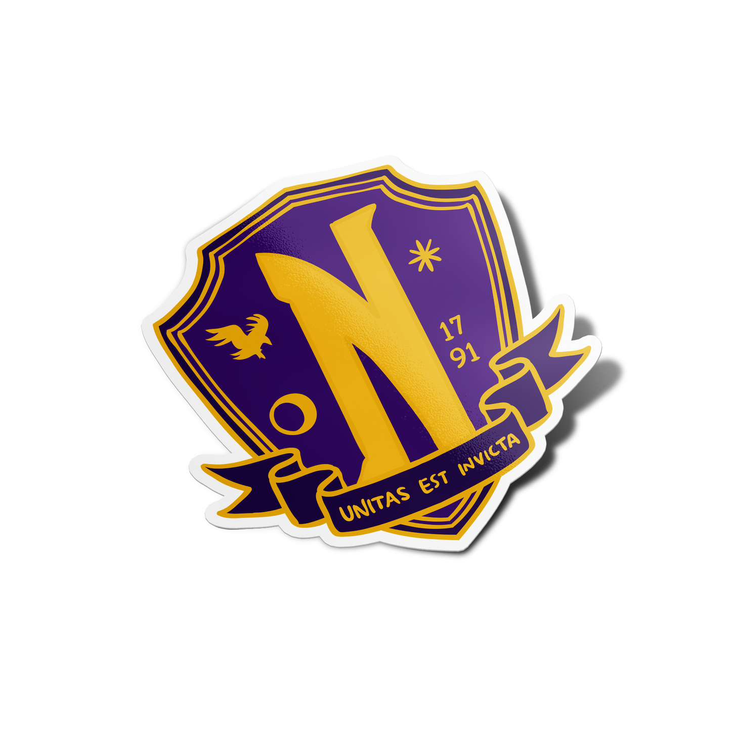 Nevermore Academy Wednesday Sticker