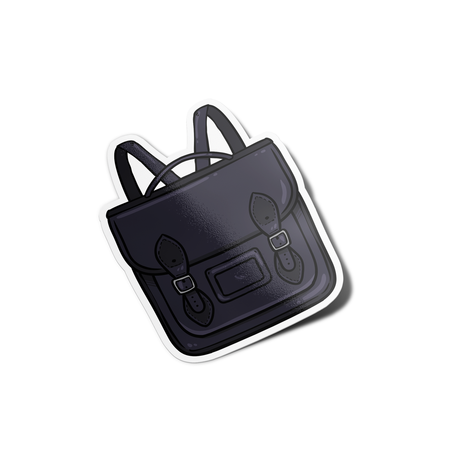 Black Backpack Wednesday Sticker