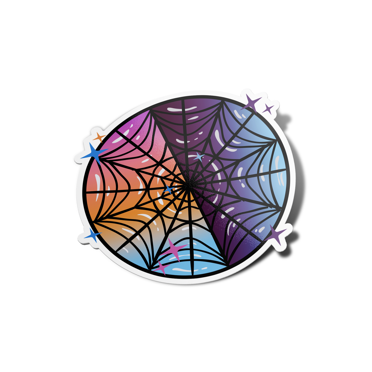 Circle Web Wednesday Sticker
