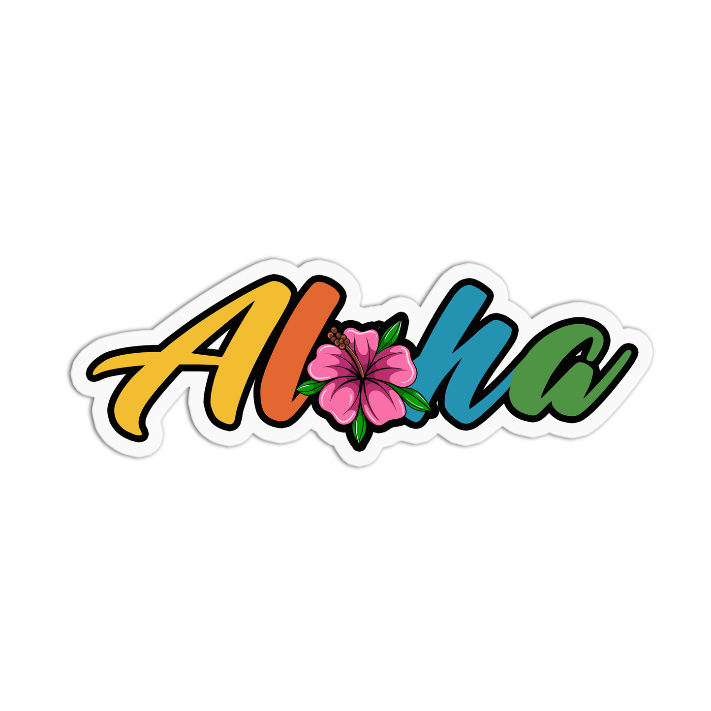 Aloha Hawaii Stickers
