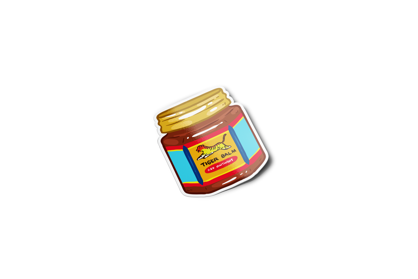 Tiger Balm 90's Sticker