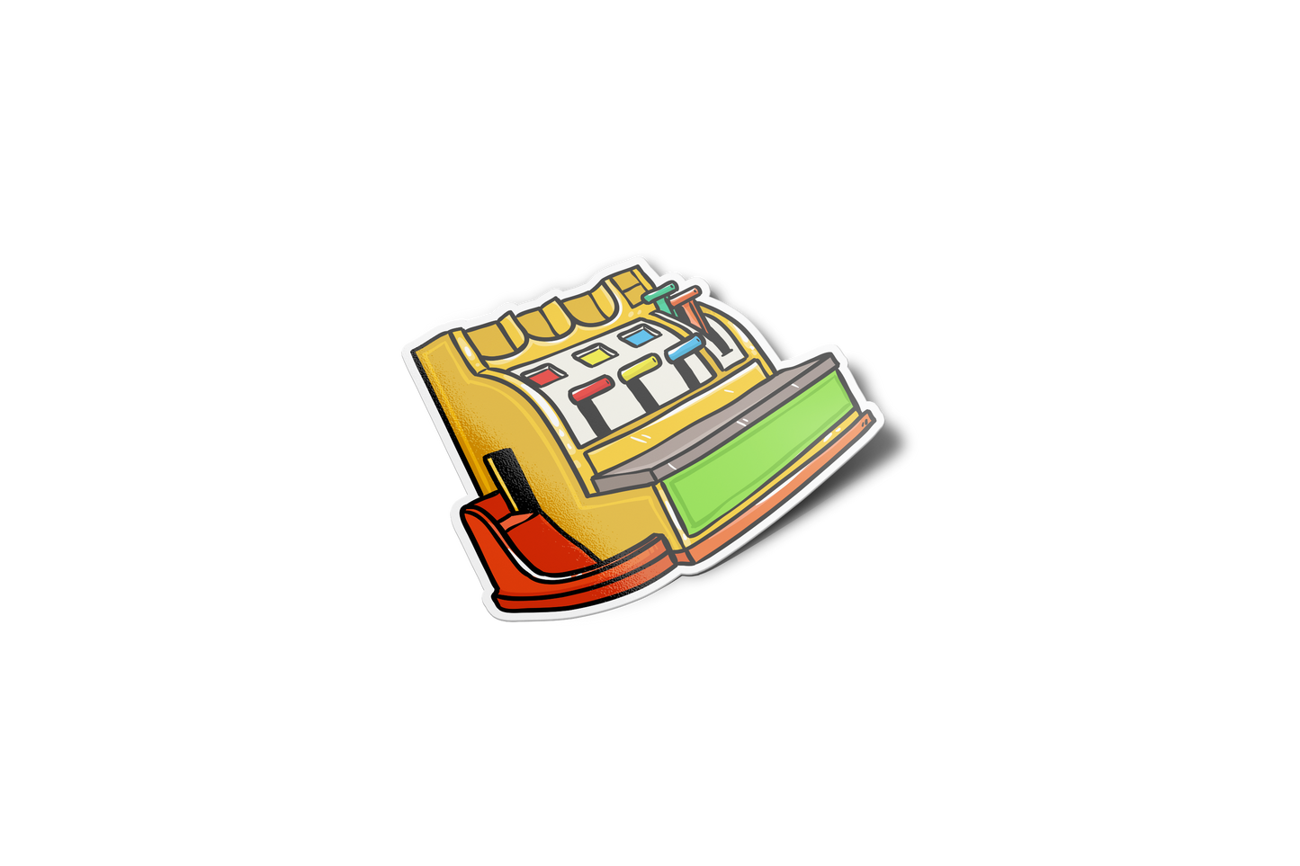 Cash register toy 90's Sticker