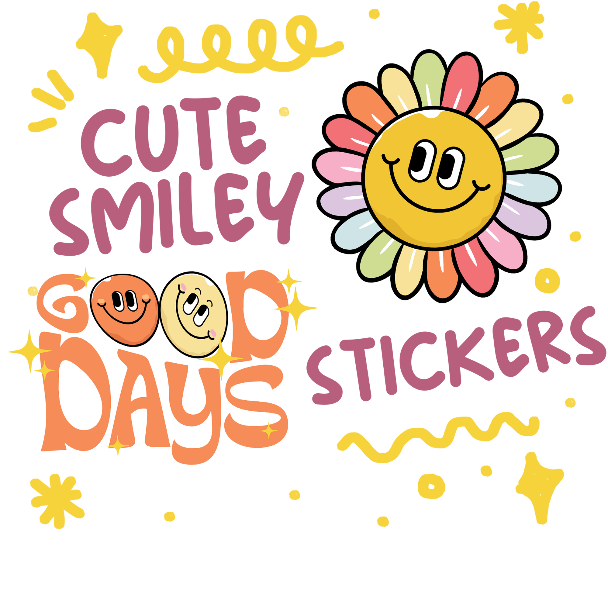 Smiley Stickers – GirlsPrintingHouse