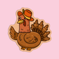 Turkey Thanksgiving Sticker