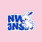 New Jeans Bunny Kpop Sticker