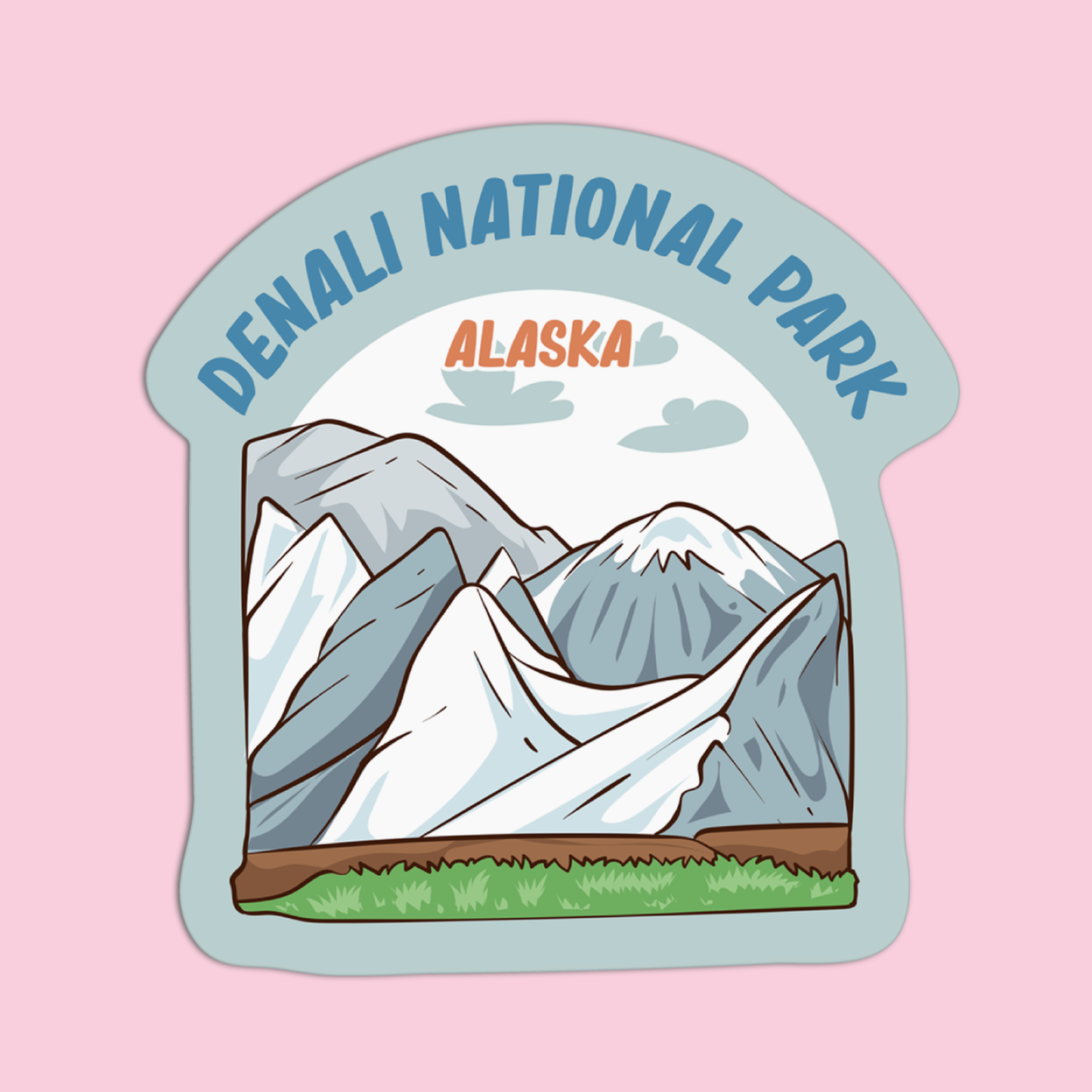 Alaska Denali National Park Sticker