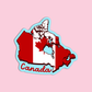 Map of Canada Sticker