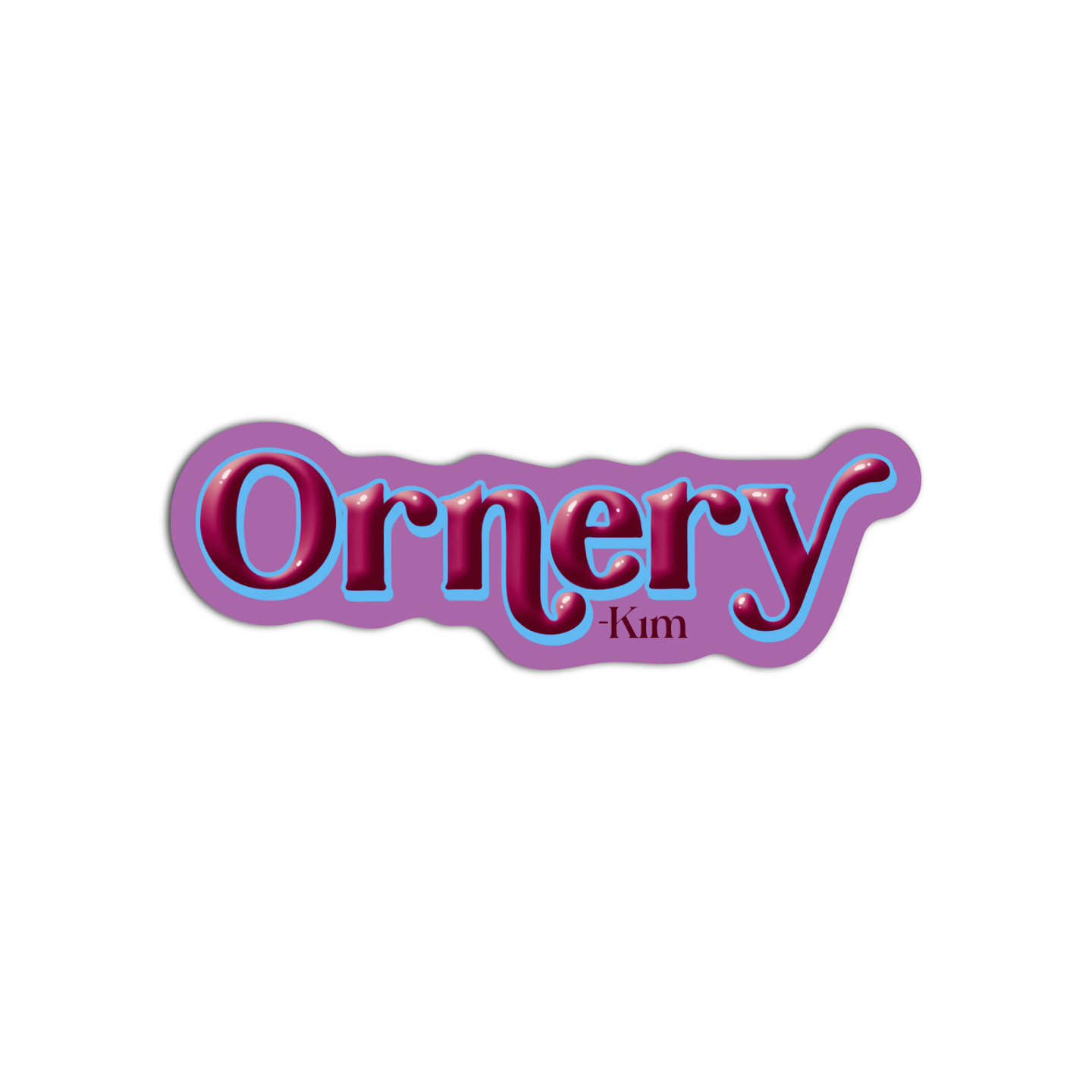 Ornery Real Housewives of Beverly Hills Textured Waterproof Stickers RHOBH