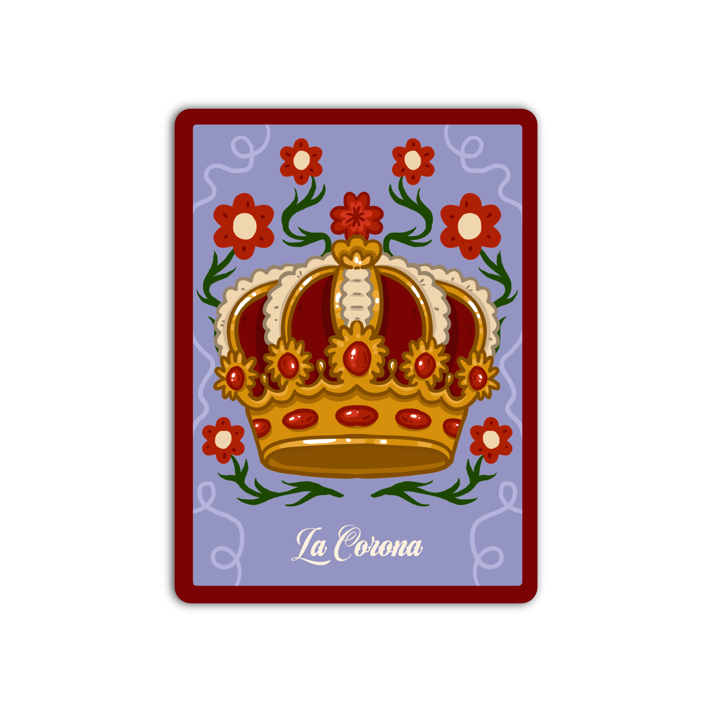 La Corona Loteria Mexican Sticker