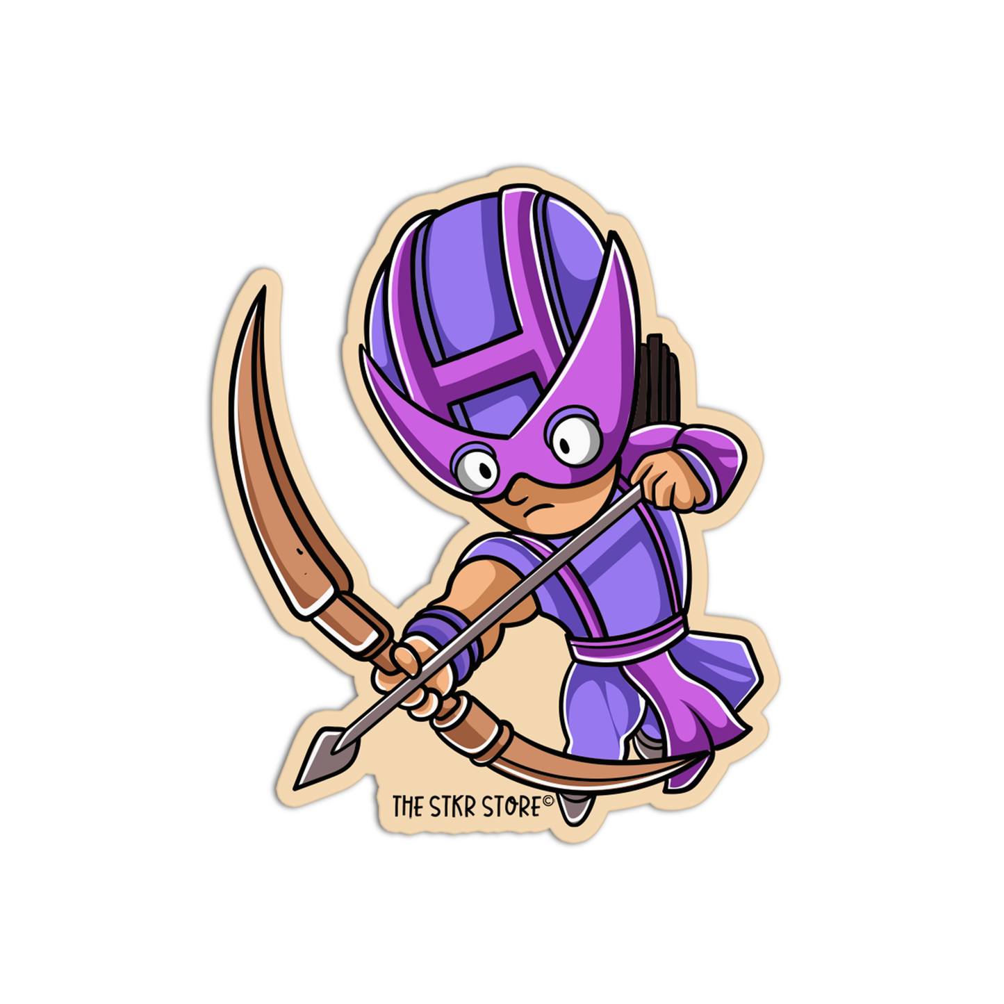 Hawk Eye Avengers Sticker