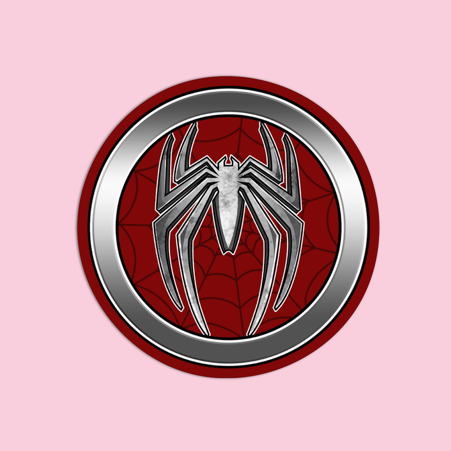 Spiderman Hero's Emblem Sticker