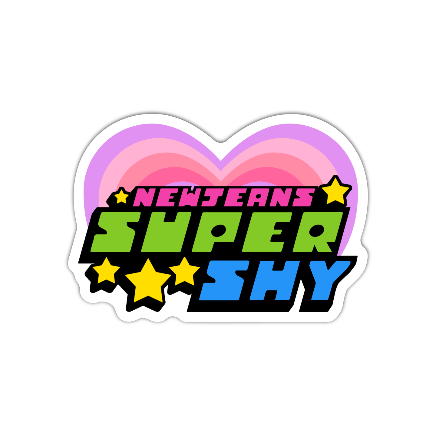 Super Shy Powerpuff Girls New Jeans Kpop Sticker