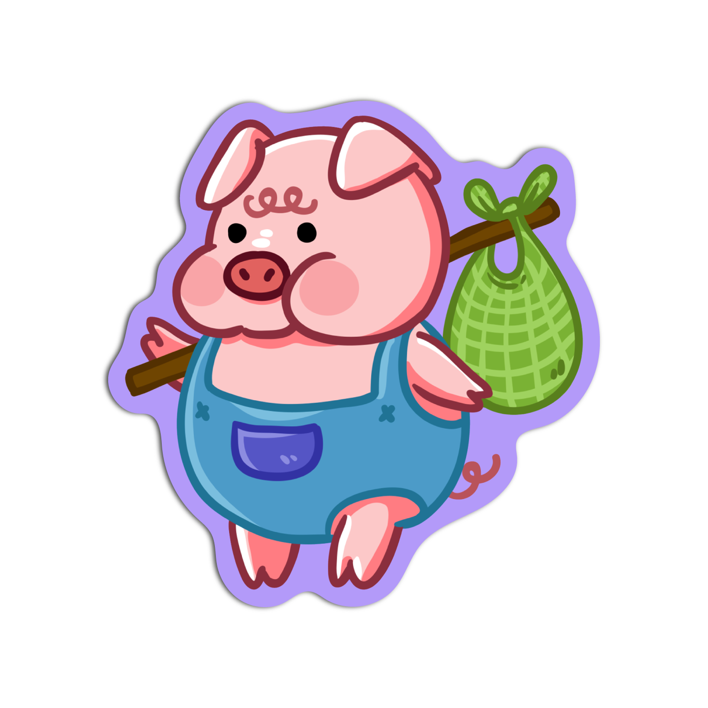 Cute Pig Sticker