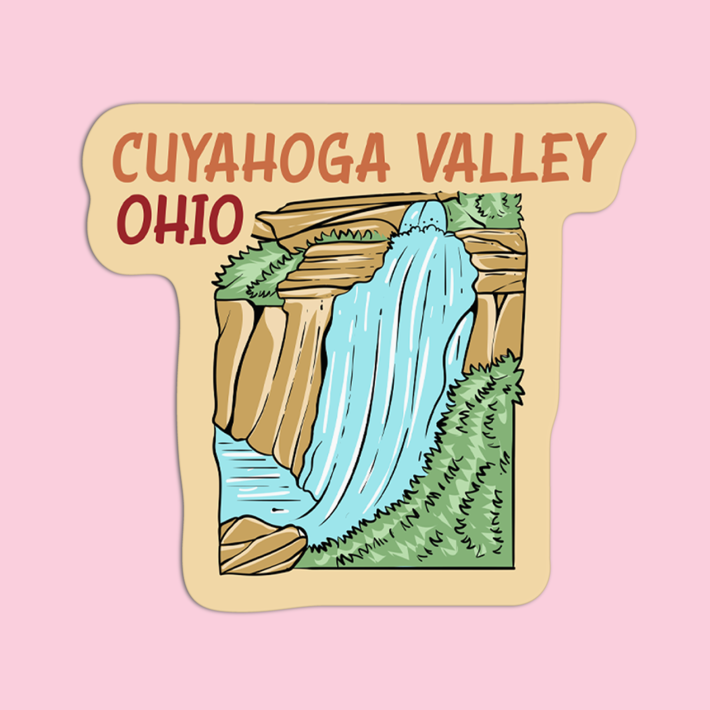 Ohio Cuyahoga Valley Sticker