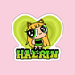 Haerin Powerpuff Girls New Jeans Kpop Sticker