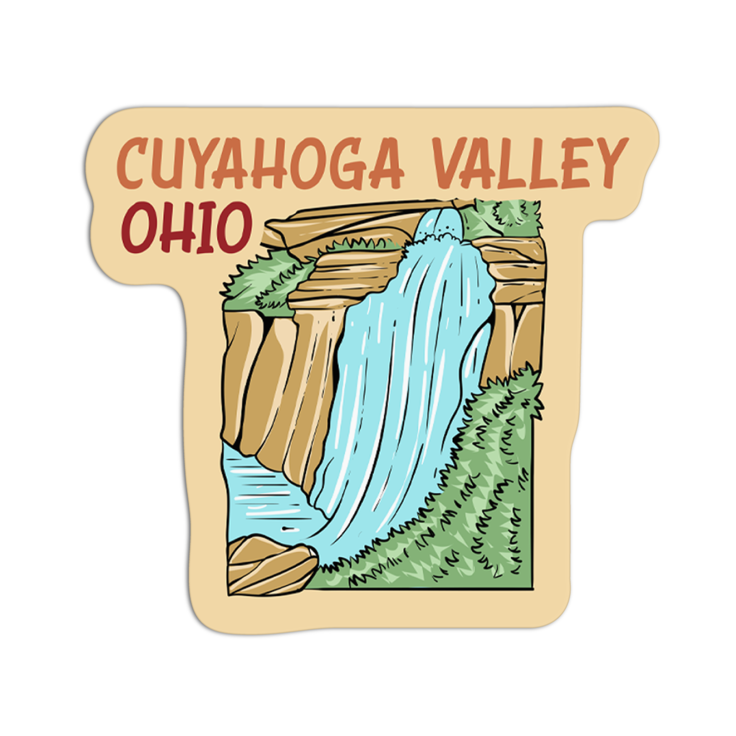 Ohio Cuyahoga Valley Sticker