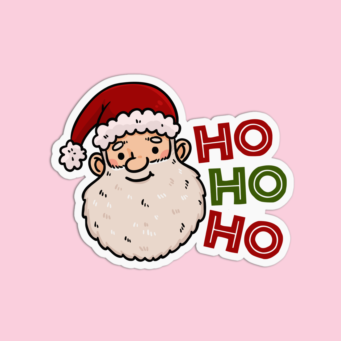 Ho Ho Ho Christmas Sticker