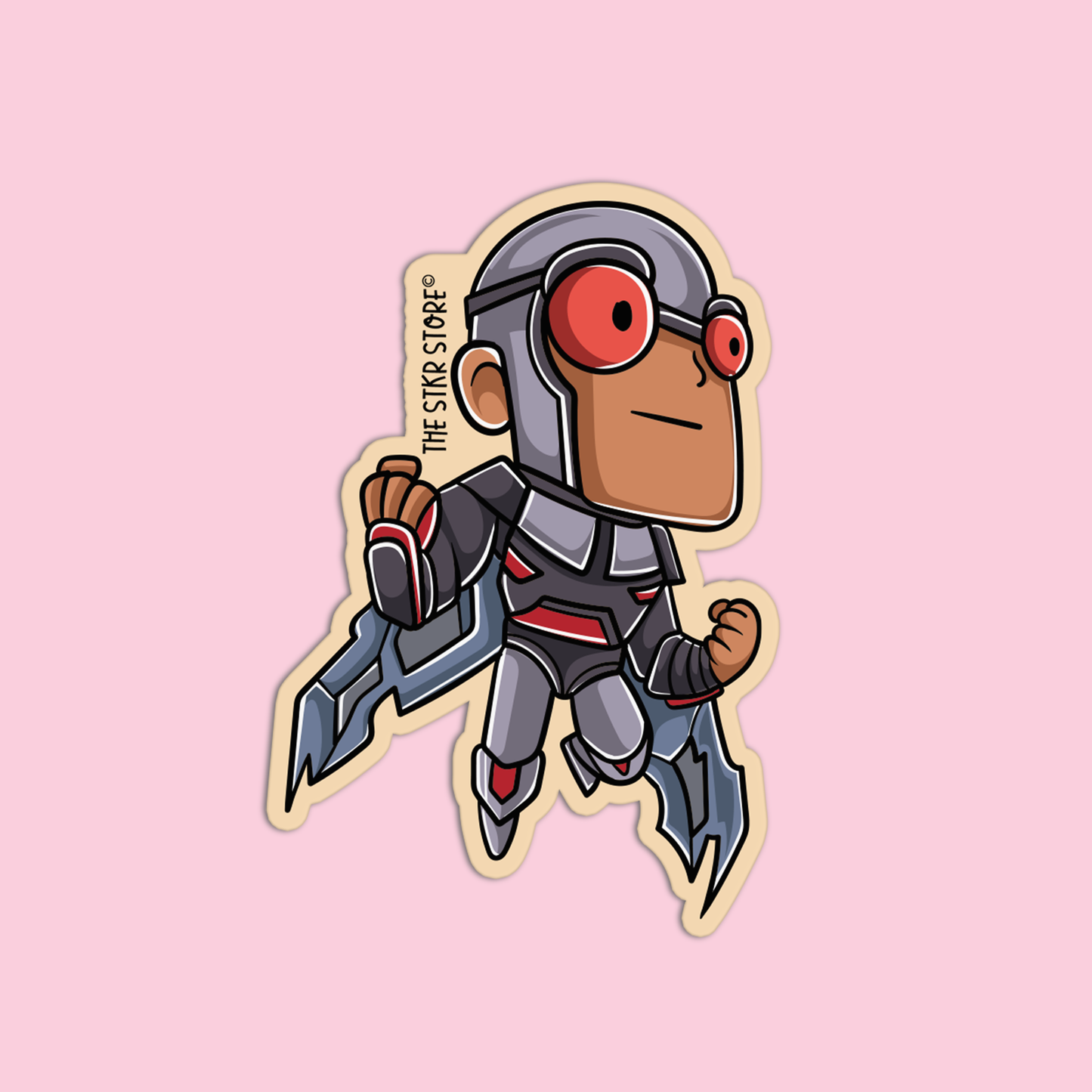 Black Falcon Avengers Sticker