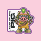 Year of the Pig Zodiac Cyber Punk Sticker