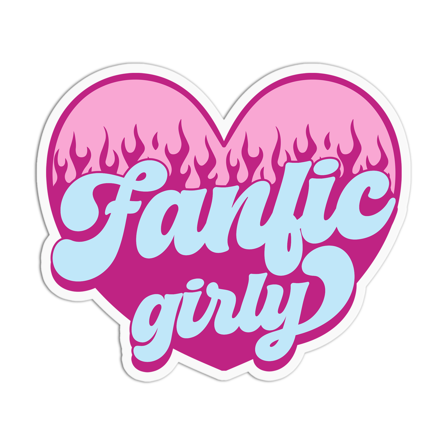 Fanfic girly Book Sticker