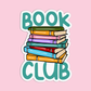 Book Club Book Sticker