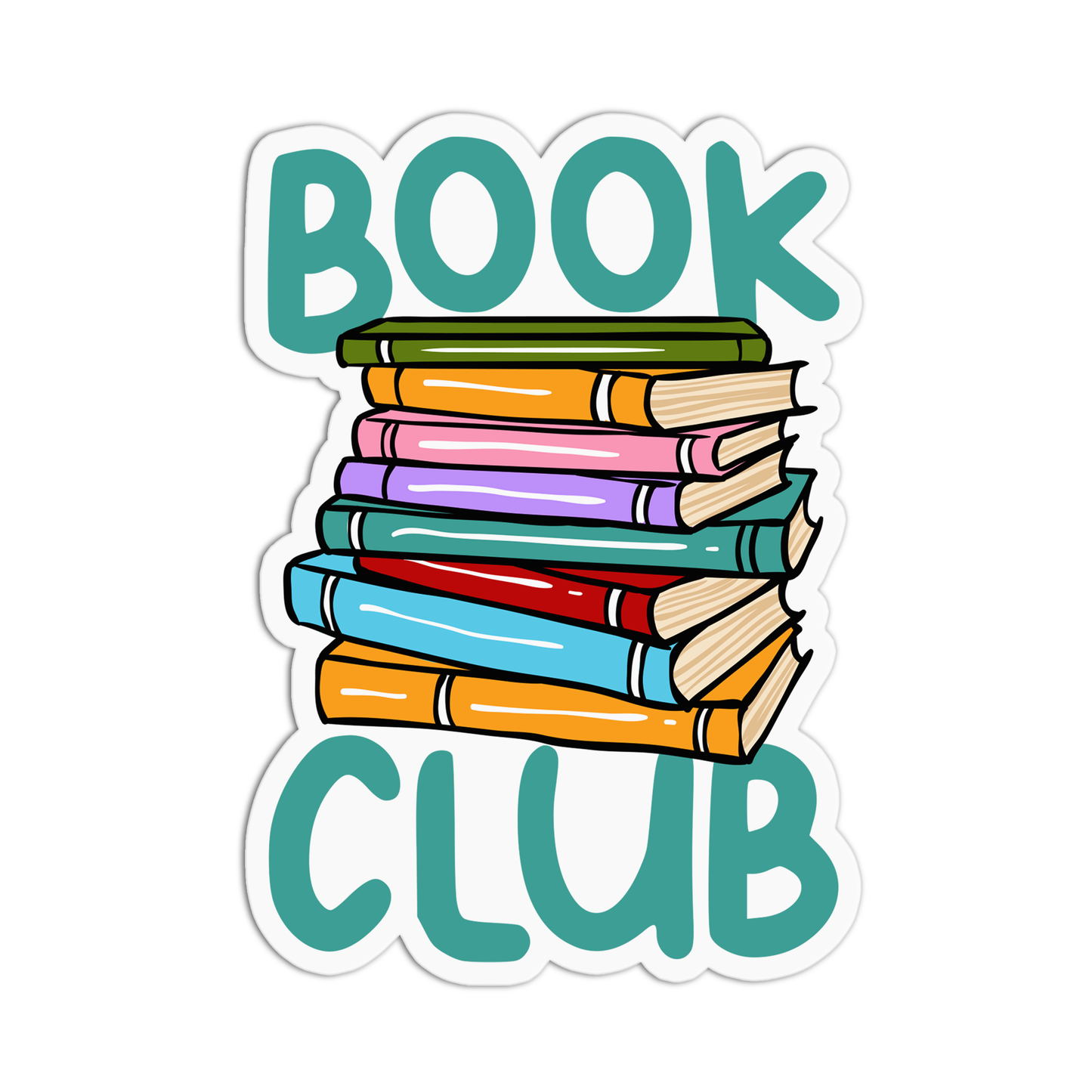 Book Club Book Sticker