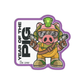 Year of the Pig Zodiac Cyber Punk Sticker